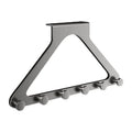 Triangular cast-iron coat rack
