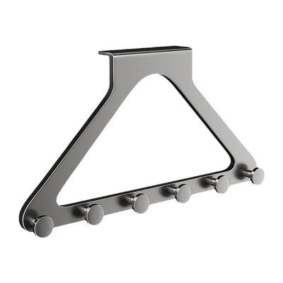 Triangular cast-iron coat rack