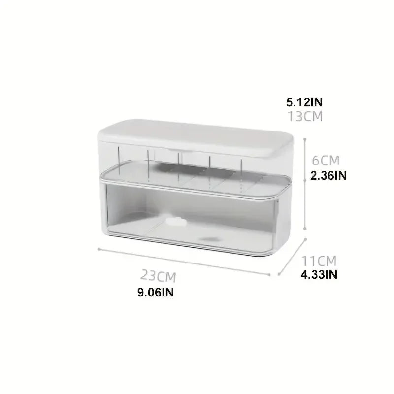 Compact desktop cable tray