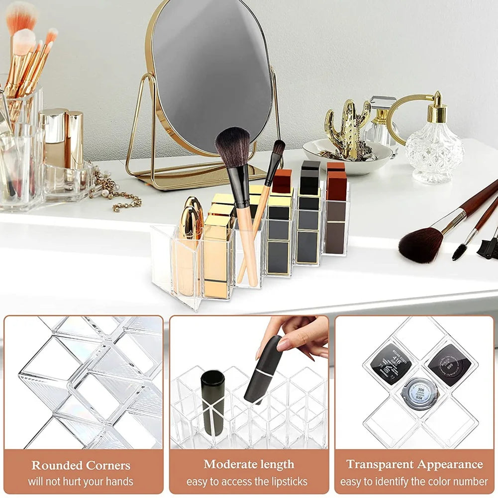 Acrylic skincare organiser