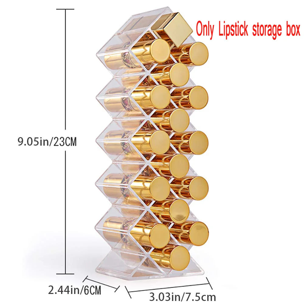 Acrylic skincare organiser