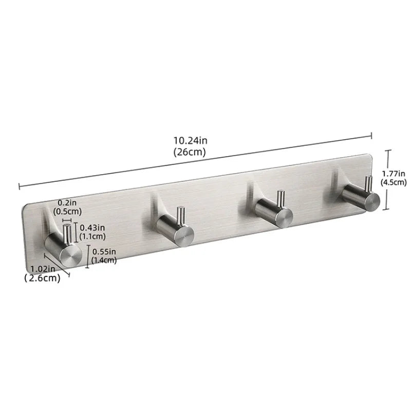 No-drill adhesive hooks