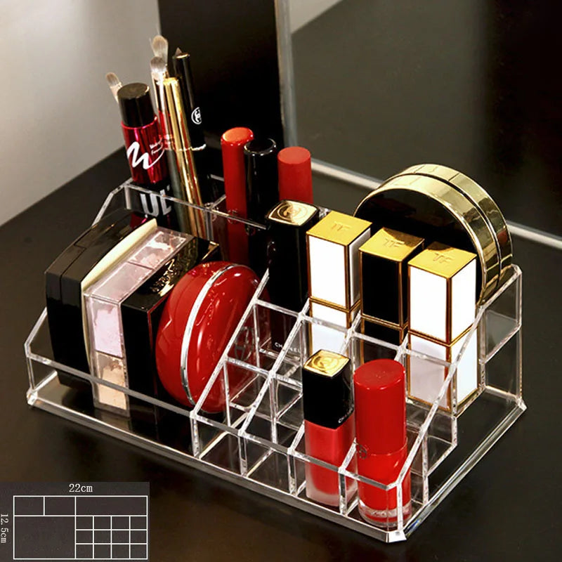 Acrylic skincare organiser