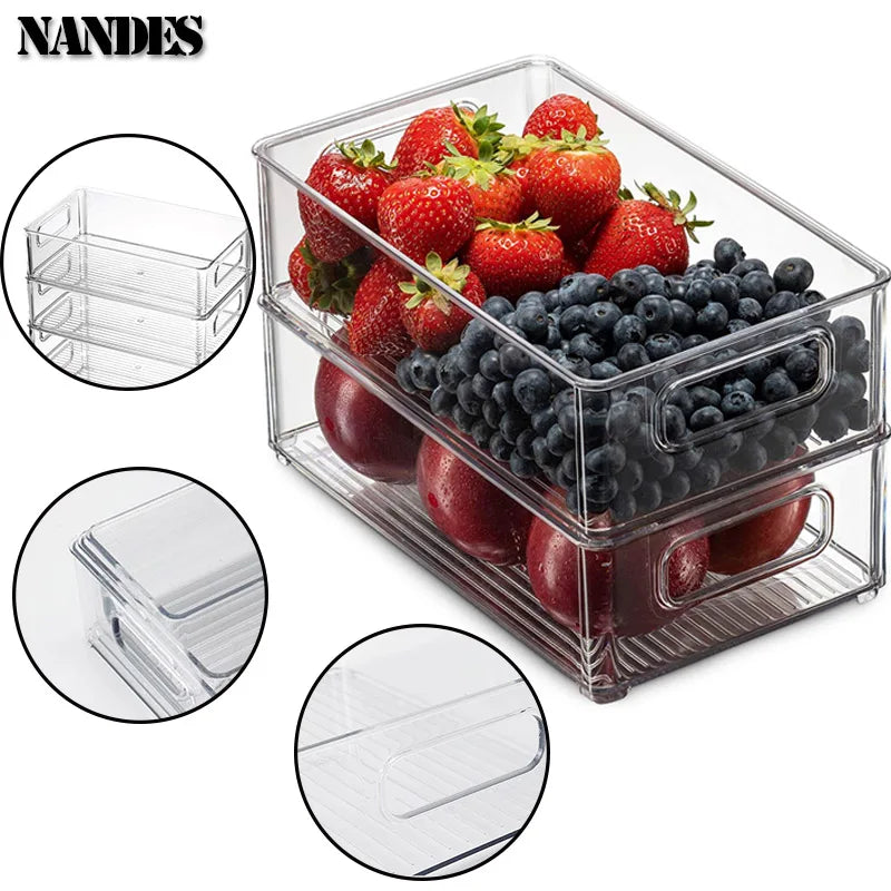 Fridge bin set