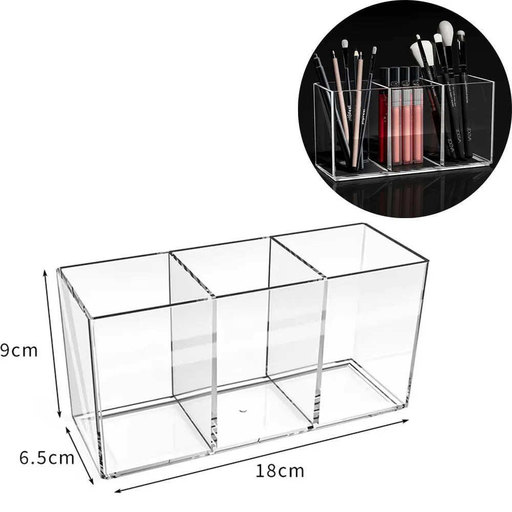 Acrylic skincare organiser