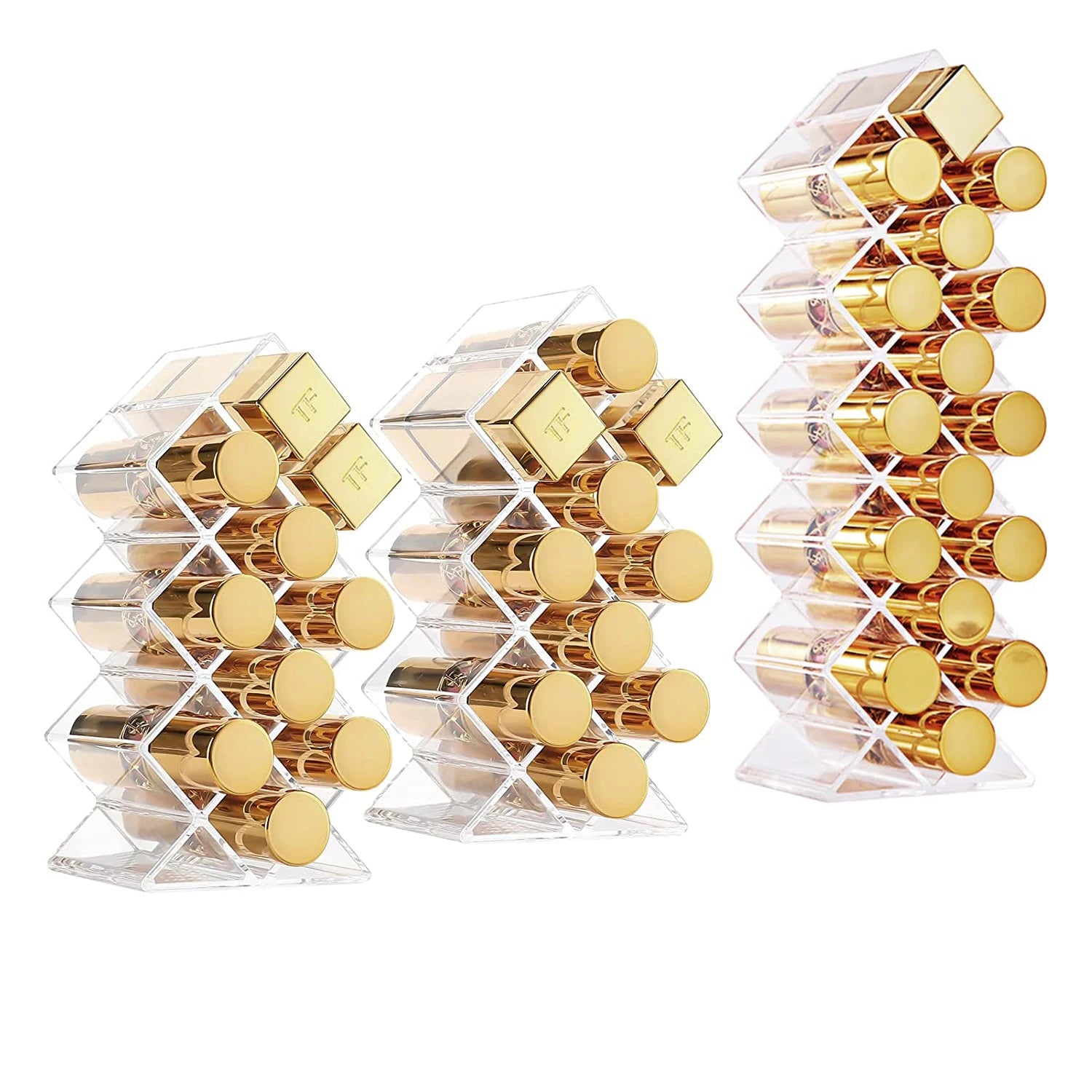 Acrylic skincare organiser