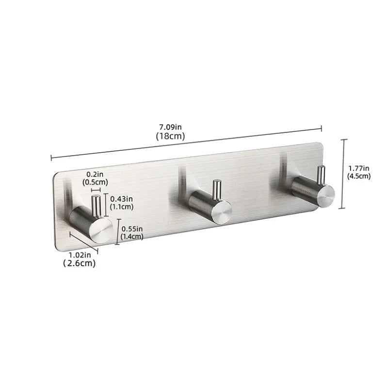 No-drill adhesive hooks