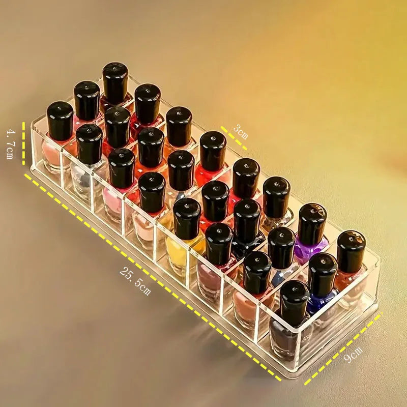 Acrylic skincare organiser