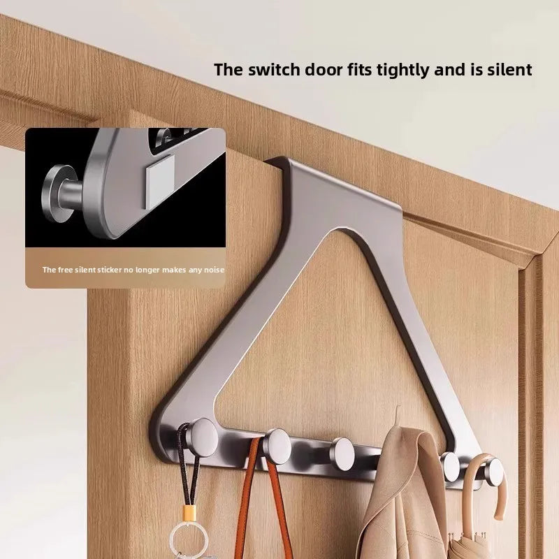 Triangular cast-iron coat rack