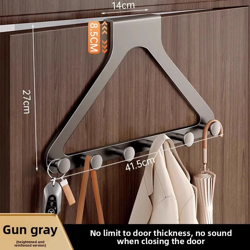 Triangular cast-iron coat rack