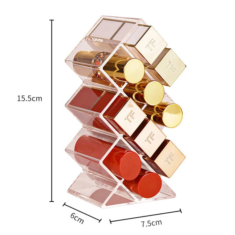 Acrylic skincare organiser