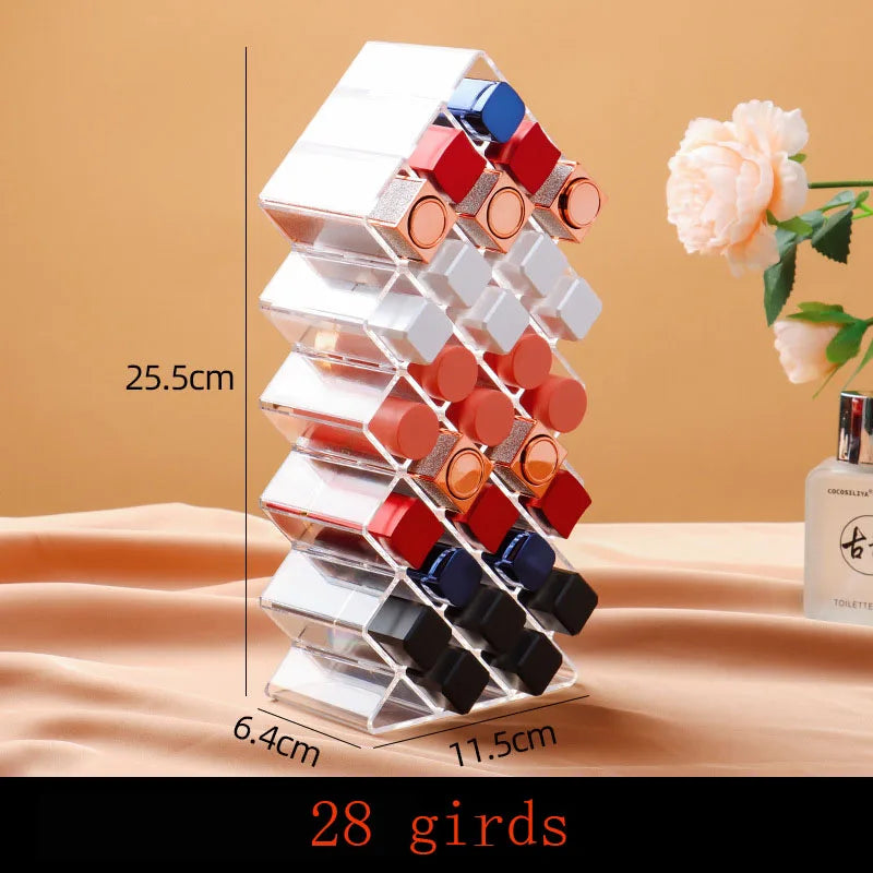 Acrylic skincare organiser