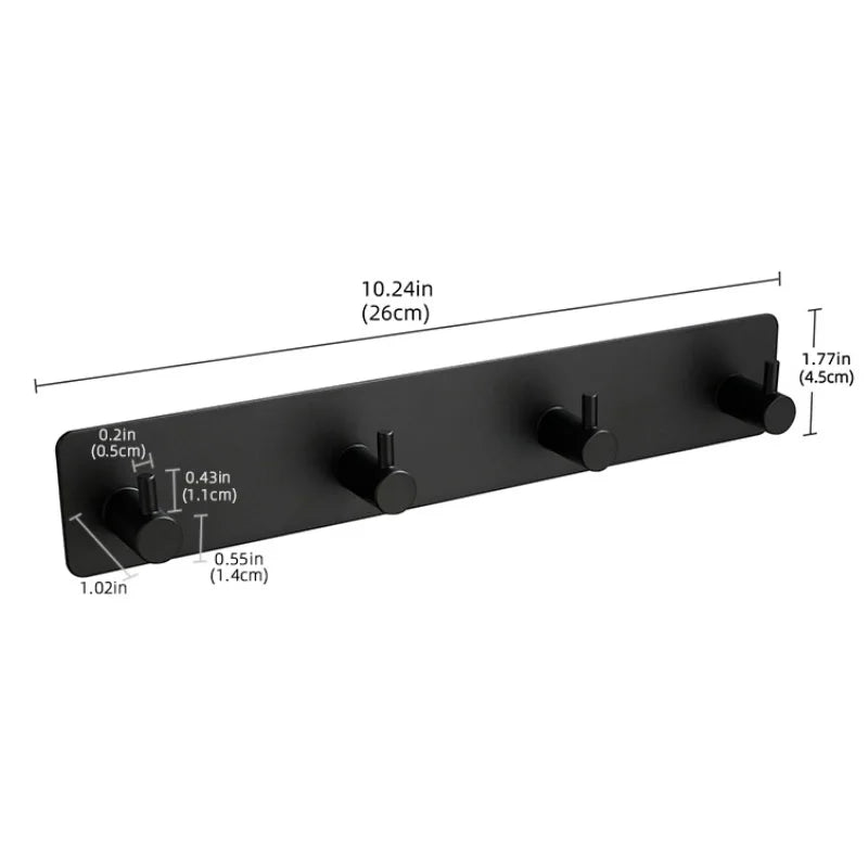 No-drill adhesive hooks