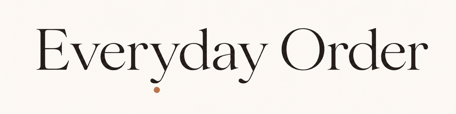 Everyday Order